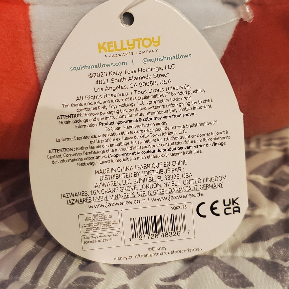 NWT Lock squishmallow 12" - Picture 6 of 12